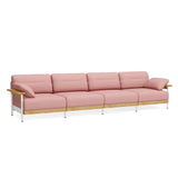 Design 4-Sitzer Sofa Mio - rot