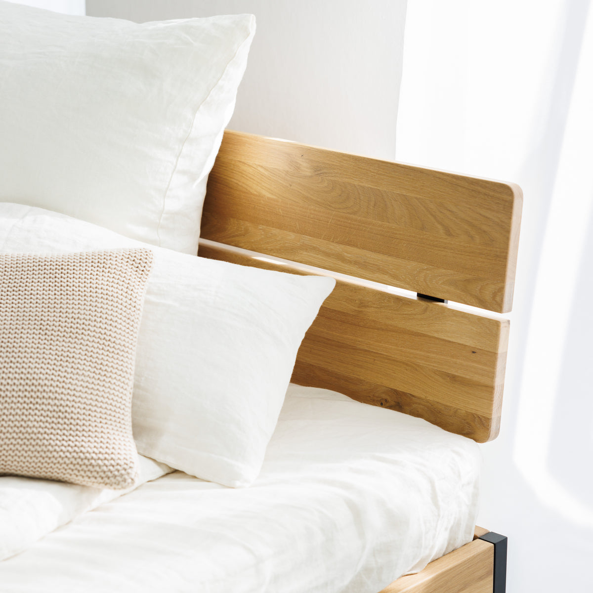 Kopfteil für Bett aus Eiche