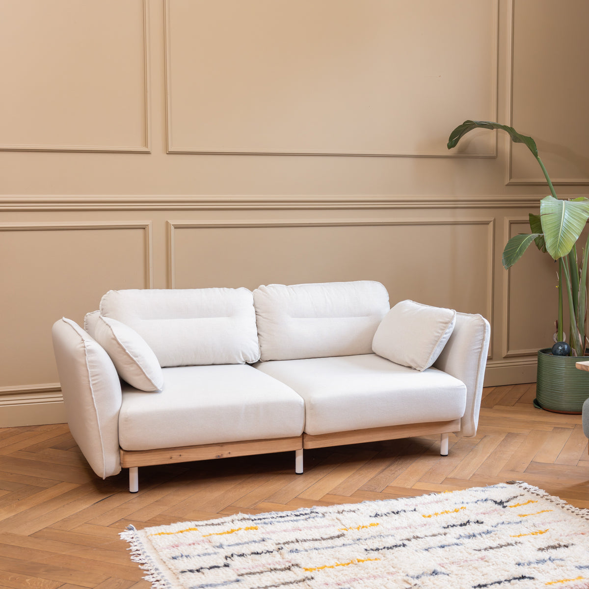 Designer 2-Sitzer Sofa Mio Soft