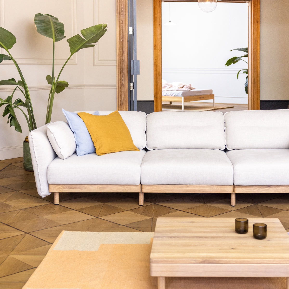 Großes modulares Design Sofa