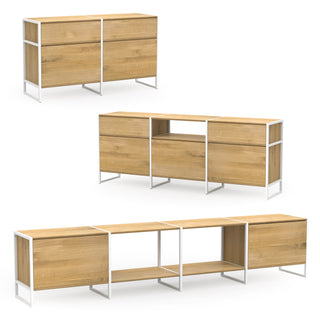 Sideboard systeem Wega wit